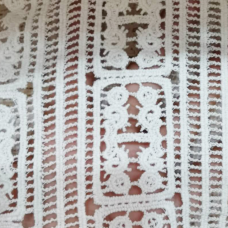 Filet Brodé Floral Mariée Polyester Guipure Africaine Dentelle Tissus