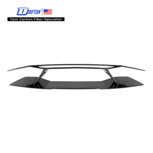 NOV Style Aventador Dry Carbon Fiber <b>Rear</b> <b>Spoiler</b> Wing With Base Lid For Lamborghini Aventador & S & SV LP700 LP740 LP750 2011-2 - Product Image 1