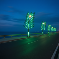 KHT Fabrication Originale Bande LED Solaire RGB 20M en Aluminium de Haute Qualité Télécommandée IP65 pour Jardin