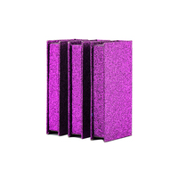 En gros Logo personnalisé couleur imprimé élégant mode écologique en carton brillant cils Boîte d'emballage pour emballage cadeau