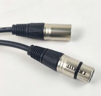 Noyau de cuivre XLR mâle à femelle câble amplificateur mélangeur câble 48V condensateur Microphone câble