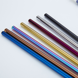 Cannuccia Riutilizzabile in Acciaio Inox 304 per Alimenti con Accessori da Bar e Borsa Personalizzata - Product Image 3