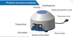 <span class=keywords><strong>Centrifugeuse</strong></span> médicale électrique à basse vitesse 800PRO, <span class=keywords><strong>prix</strong></span> usine, 4000 tr/min, 6 places, 10 ml/15 ml, 110 V/220 V, avec écran LED - Product Image 6