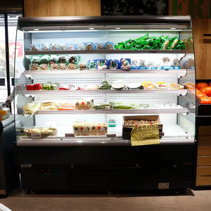 Bán dọc multideck Tủ rau và trái cây thẳng đứng thương mại hiển thị mở máy làm lạnh tủ lạnh - Product Image 5