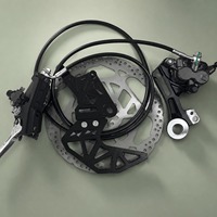 Étrier de frein hydraulique Talaria Sting MX4, spécifications OEM, dissipation thermique, freinage de précision, haute résistance, rouge, 2025 2026