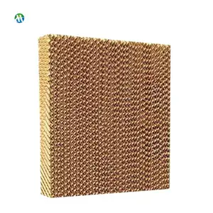 5090 7090 7060 model brown color brownand green color evaporative cooling pad with one side black cover