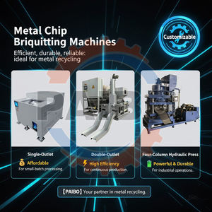 Presse à briquettes pour déchets d'alliage d'aluminium à cycle rapide, avec pompe à piston haute performance dédiée pour l'agglomération hydraulique des copeaux d'aluminium dans les usines d'aluminium - Product Image 4