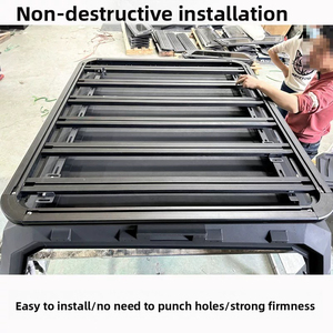 4x4 universel en alliage d'aluminium panier de chargement galerie de toit SUVs Crossovers Compatible Jimny FJ Cruiser 4runner pour Range Rover Toyo - Product Image 2