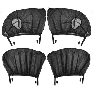 Car Tailgate Door Magnetic Screen Mesh For SUV Trunk, Camping Net Screens For Car Tent, Closed With Double Ended Zipper, Protection B U G S And UV Net, Breathable Mesh Cover (Extra Large), Cargo Nets