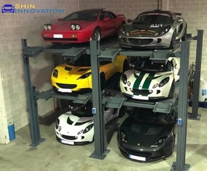 Автоматическая многоуровневая парковочная система для гаража SHIN Innovation PEPS54: решение для хранения 3 автомобилей, сверхмощная, многоярусная. - Product Image 1