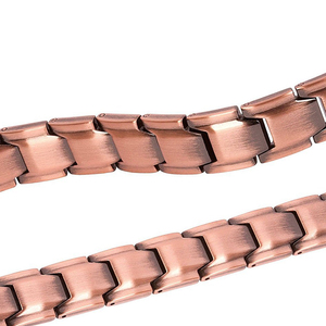 สร้อยข้อมือแม่เหล็กทองแดง 100% สร้อยข้อมือบำบัดแม่เหล็ก 2000gs พลังงานควอนตัม สเกลาร์ ไบโอ เอ็นเนอร์จี สร้อยข้อมือเพื่อสุขภาพและความสมดุล - Product Image 6