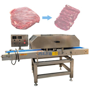 Ligne de production de saucisses en gros, machine à trancher la viande, trancheuse de poitrine de poulet, pour la fabrication de saucisses de jambon vieilli - Product Image 1