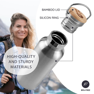 Bouteille d'Eau Isotherme pour Enfants, Maintient Chaud ou Froid, Anti-Fuite, pour Sport, Voyage, Camping, Sans BPA, en Acier Inoxydable - Product Image 2