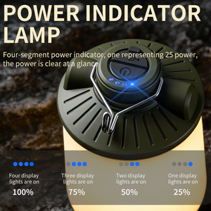 Camping Lights ABS 360 Rotating Stretchable Waterproof With Hook and Power Indicator for White & Warm RGB Atmosphere Hiking Lamp - Product Image 4