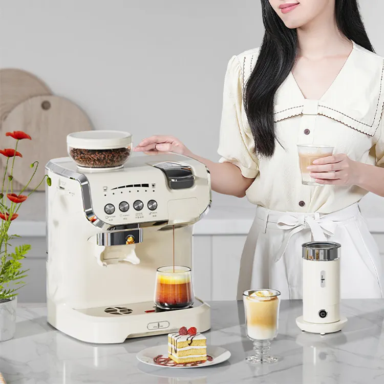 Homezest eco friendly 19 bar espresso capsule 4 in 1 coffee machine coffee maker