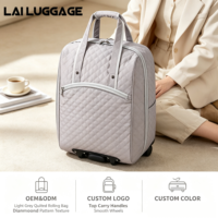 Sac de transport à roulettes en tissu Oxford, grande capacité, imperméable, pour le travail, les voyages et les courses