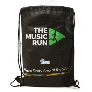 Bolsa de regalo no tejida deportiva de polipropileno grande Bolsa de compras no tejida con cordón Pp - Product Image 2