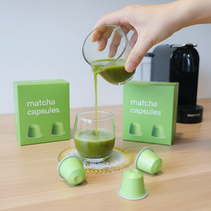 Cápsulas de Matcha para Cafetera, Matcha Puro de Grado Ceremonial, Sin Azúcar, Bajo en Calorías, Cápsulas Populares para Adelgazar - Product Image 5