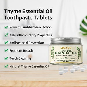 Oem <span class=keywords><strong>Mini</strong></span> Thyme kem đánh răng máy tính bảng của Trung Quốc thảo dược tự nhiên tinh dầu kem đánh răng - Product Image 2