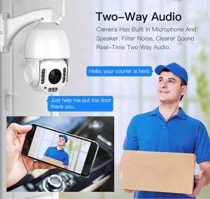 CamHi Pro 30X PTZ <b>Camera</b> 5MP WIFI <b>Camera</b> Dual Light Night Vision Network <b>Camera</b> Audio 4.7-94mm Motorized Lens Human Tracking 505 - Product Image 5