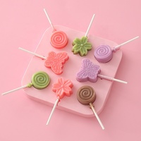 DM359 Moule en Silicone Bricolage Maison Forme Ours Dessin Animé, Fleur, Fruit, Bâtonnets de Fromage, Glaçon, Bonbon, Sucette pour Chocolat