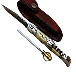 Couteau pliant de poche Laguiole Damascus pour les détaillants - Product Image 2
