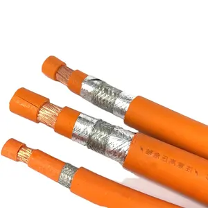 Câble de charge électrique Ev 25 mm2 35 mm2 50 mm2 70 mm2 Orange 1000 1500V Double isolé HV câble électrique Ev