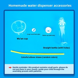 Experimento Científico, Dispensador de Agua Simple Hecho a Mano, Pequeña Invención, Juego de Materiales Hechos a Mano para Bebés de 0 a 3 Meses, Individual - Product Image 3