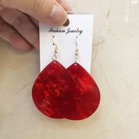 Nuevos Pendientes de Lágrima de Moda, Joyería de Plástico Acrílico, Pendientes Ligeros, Venta al por Mayor de Fábrica