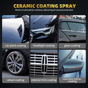 Venda quente Alto Brilho Revestimento Cerâmico Líquido Spray Fabricantes 9H Nano Tio2 Nano Super Hidrofílico Revestimento - Product Image 4