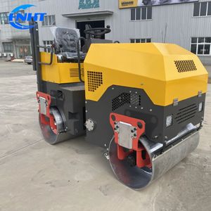 Nouveau compacteur à rouleaux diesel vibrants de 1.8 tonnes Rouleau de route à double tambour avec noyau d'engrenage de pompe à moteur Changchai - Product Image 1