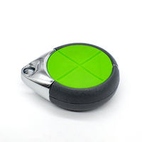 Télécommande de porte de garage à code roulant 434,54 MHz à 4 boutons pour émetteur porte-clés à boucle métallique E970M Green Pad