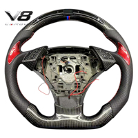 Volant en fibre de carbone véritable V8carbon pour D3 E90 E91 E92, accessoires de voiture, pièces automobiles, modification, style sport racing, personnalisé