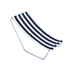 Chaise longue pliante de plage portable sans installation pour le camping et les activités de plein air - Product Image 1