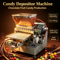 Machine industrielle de fabrication de bonbons durs, à moule automatique remplaçable, pour usine de confiserie et usine de transformation alimentaire