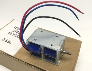 PLC Lot of 5 <strong>Intertec</strong> Red Magnetics ITS-LX-2723 Bistable Solenoid 12VDC 8mm Warranty Product - Product Image 1