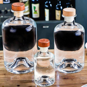 En stock, emballage vide, bouteille en verre pour <span class=keywords><strong>cidre</strong></span>, vodka, liqueur, jus, whisky, bière, vin, réutilisable - Product Image 1