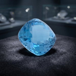 Topacios Azules Cielo Natural, Corte Cojín de 12x12MM, Gemas Sueltas, Certificadas por Terceros, Venta al por Mayor, Gopika Exports, Joyería Fina - Product Image 3