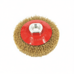TTAKE Conical <b>Brush</b> Wavy <b>Wire</b> Steel M14 For Metal Polishing Abrasive Tool - Product Image 2