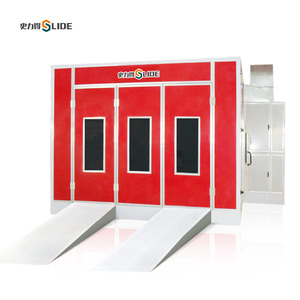 Porte de cabine de peinture automobile pour camions, certifiée CE, avec brûleur <span class=keywords><strong>diesel</strong></span> Riello, éclairage LED, capable de cuisson, pour la peinture automobile - Product Image 4