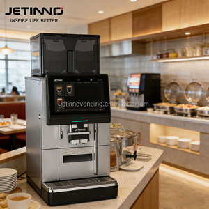 เครื่องชงกาแฟเอสเพรสโซ่อัตโนมัติ JL38D สำหรับธุรกิจ พร้อมก้านทำฟองนม เครื่องชงกาแฟเอสเพรสโซ่อัตโนมัติเต็มรูปแบบ - Product Image 1