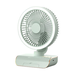 Ventilador de Escritorio Inteligente con Control Remoto y Luz, Ventilador Oscilante Recargable de 7/9.9 Pulgadas para Uso en el Hogar y la Oficina - Product Image 2