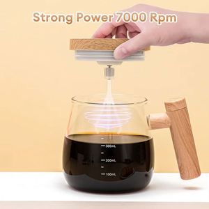 แก้วผสมอัตโนมัติแบบพกพา ขนาด 400 มล. สำหรับกาแฟ ชา นม โกโก้ พร้อมระบบกวนแม่เหล็กในตัว ดีไซน์สวยงาม - Product Image 4
