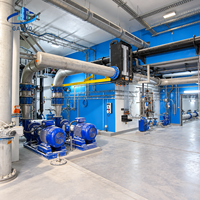 Abri pour équipement de station de pompage avec structure en acier modulaire pour les projets d'irrigation, de drainage et d'exploitation des eaux usées