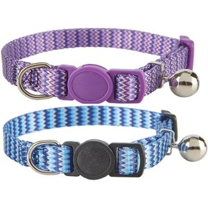 <span class=keywords><strong>Collar</strong></span> de Seguridad para Mascotas NiBao de Liberación Rápida, Personalizable con Logotipo, de Nailon, Ajustable, Bonito y Seguro para Gatos - Product Image 5