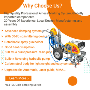 HW-9L main pousser haute pression sans air ligne de pulvérisation à froid <span class=keywords><strong>peinture</strong></span> machine de marquage routier <span class=keywords><strong>peinture</strong></span> froide à vendre - Product Image 4