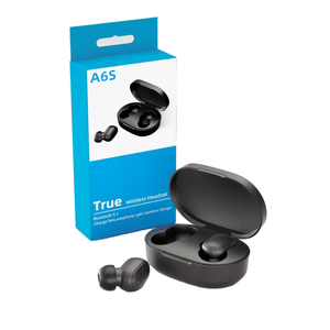 หูฟังไร้สาย A6S ทรูไวเลส5.3 In-Ear, หูฟังกีฬาสเตอริโอแบตเตอรี่ LED <span class=keywords><strong>เคส</strong></span>ชาร์จเสียงเบส JL - Product Image 1