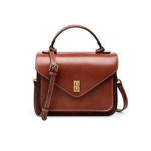 Bolso de Mano de Cuero Vacuno Genuino, Curtido Vegetalmente, Nuevo, de Alta Gama, Moderno y Elegante, Bolso Bandolera para Mujer - Product Image 5