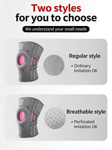 Genouillère légère, durable, antidérapante et réglable avec patella ouverte, coussinet en gel TPE, soutien de compression pour le genou - Product Image 6