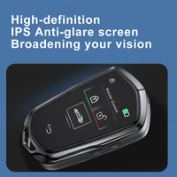 Funda para Llave de Coche, Mini GPS, Localizador de Llaves, LED Digital, Control Remoto, Caja Inteligente para Llaves de Auto, Bloqueo y Desbloqueo, Pantalla LCD Inteligente, Aleación de Aluminio
